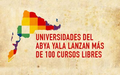 Universidades del Abya Yala lanzan más de 100 CURSOS LIBRES